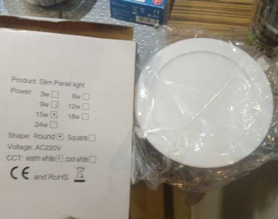 18w
Panel LED oświetlenie łazienkowe kuchnia biuro żarówki GU10