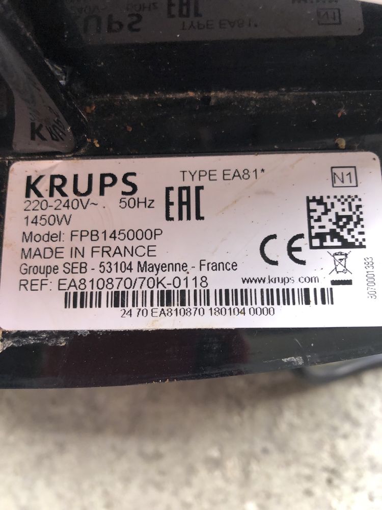 Ekspres ciśnieniowy Krups mod EA 81