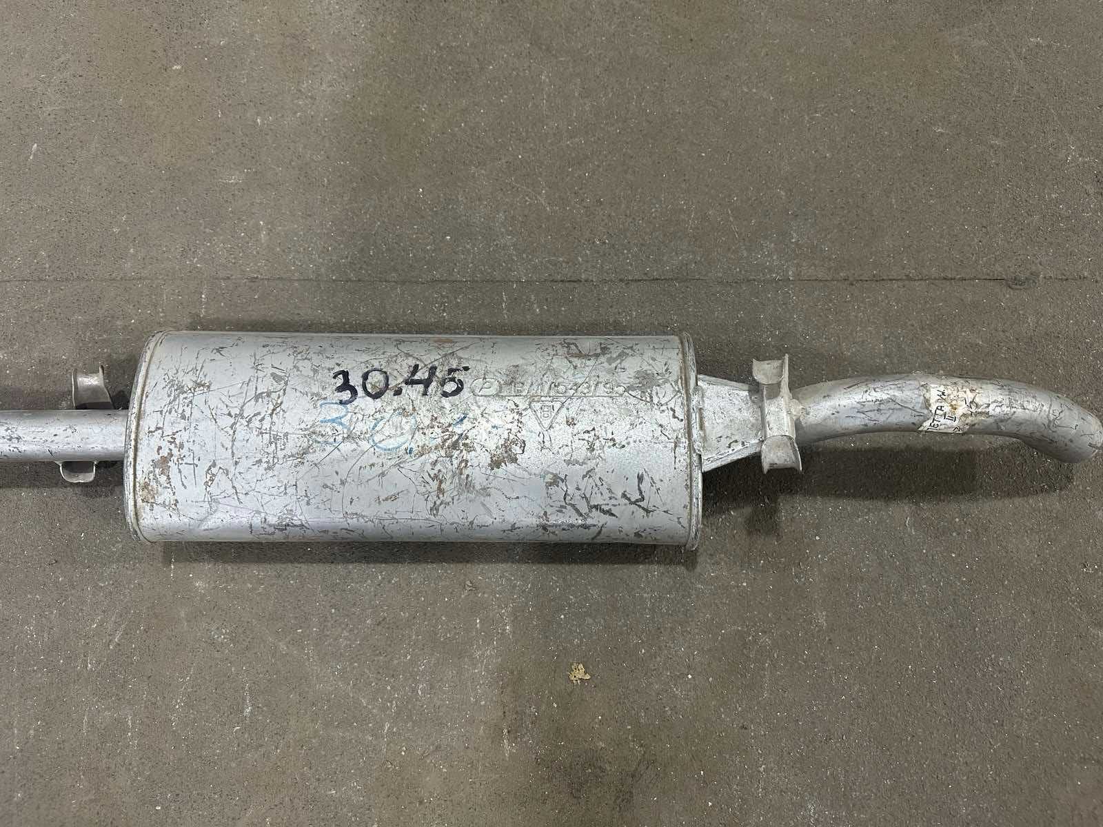 Глушитель  vw jetta 1.3/1.6 89-92 Polmostrow 3045