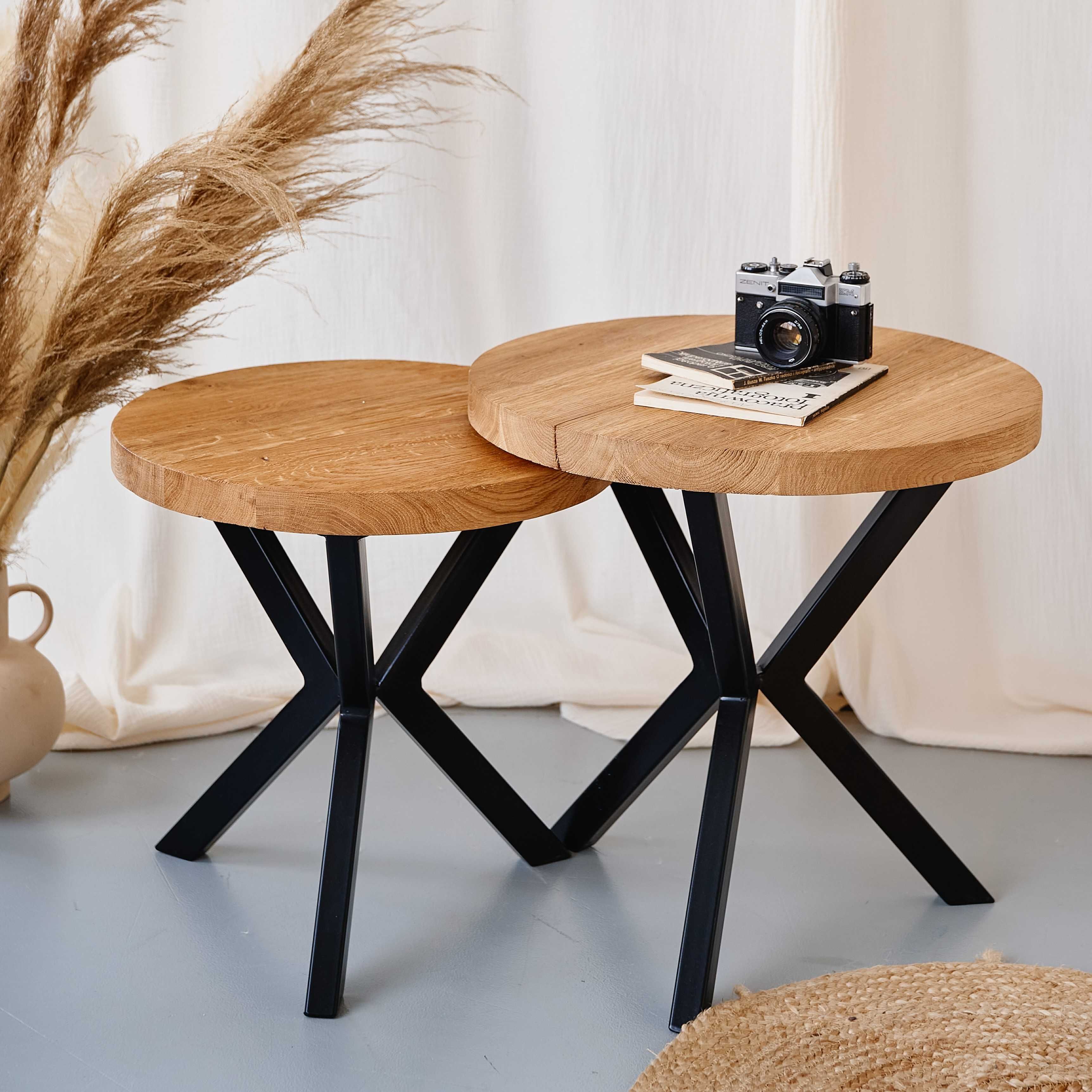 Stolik kawowy / Zestaw stolików kawowych okrągłych