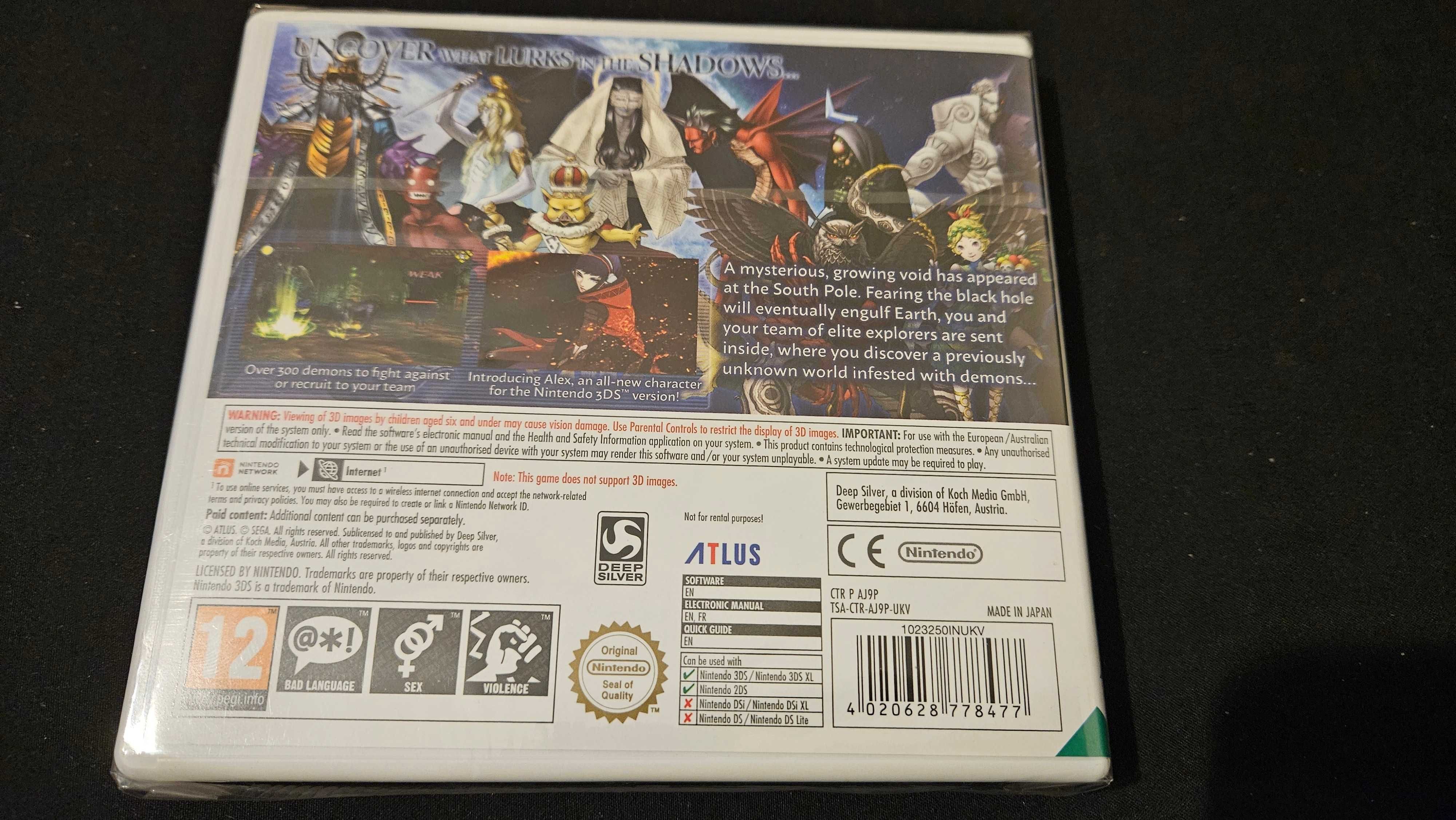 Shin Megami Tensei: Strange Journey Redux PAL Folia Unikat
