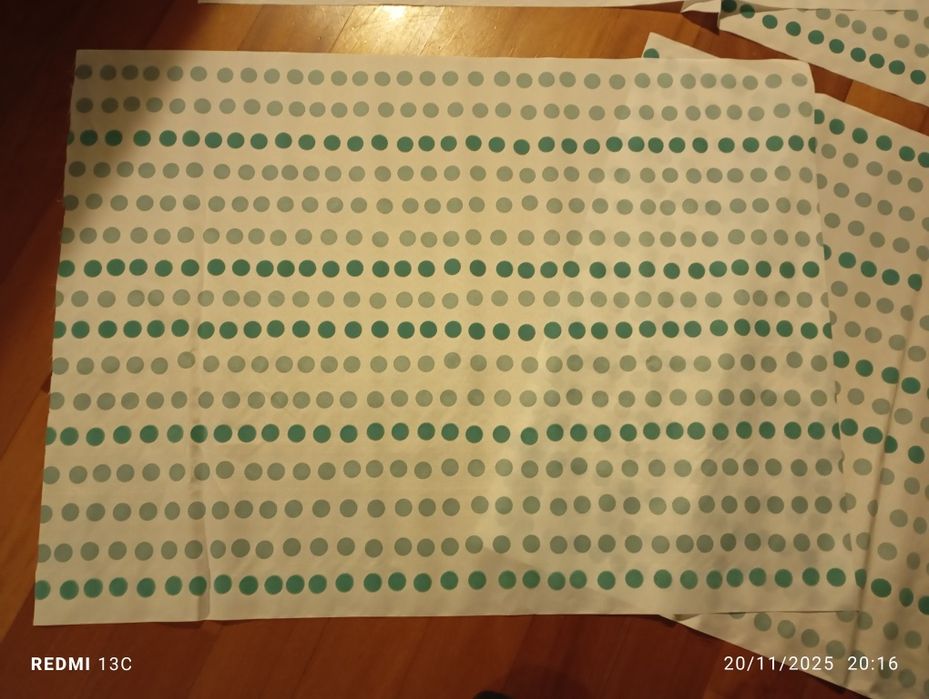 Estores mais restos de tecido