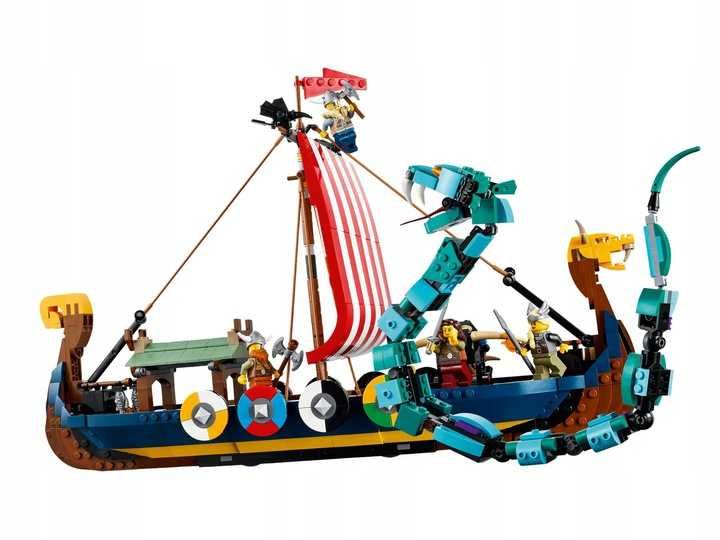 Конструктор LEGO Creator 3 в 1 31132 Корабель вікінгів і змій Мідгард