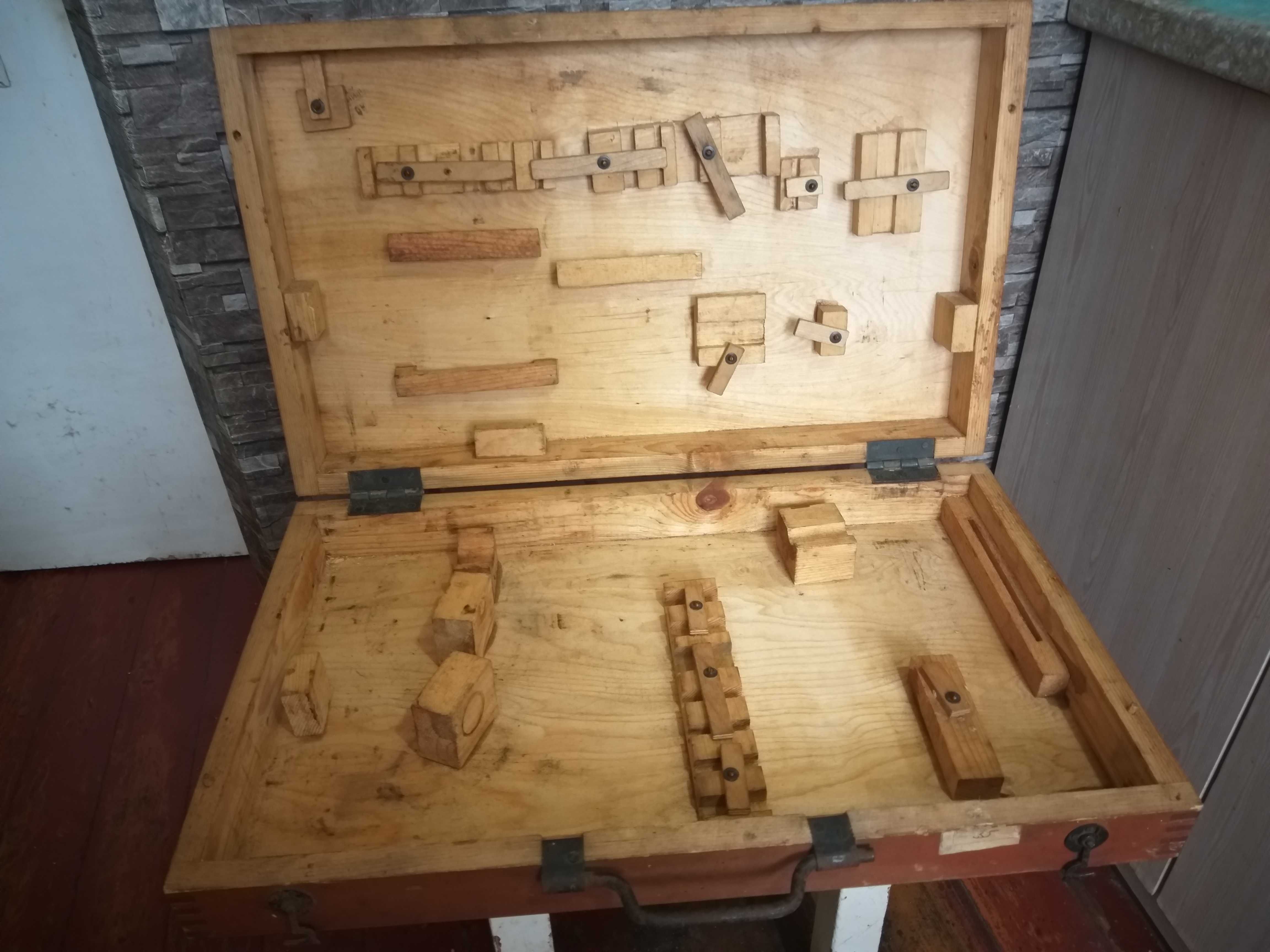Ящик дерев'яний для інструментів. Ящик для инструмента. (10х37х60см).