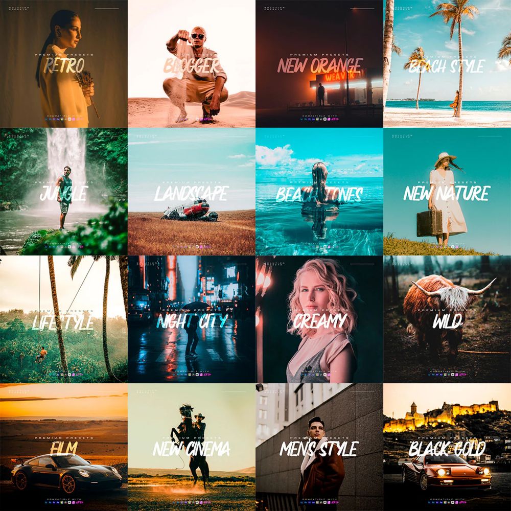 Paczka Premium Supreme Preset i Luts | Adobe Lightroom