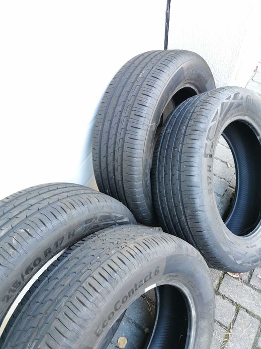 4x Opona 215/60/17 Continental Ecocontact 6 2023 Jak nowe