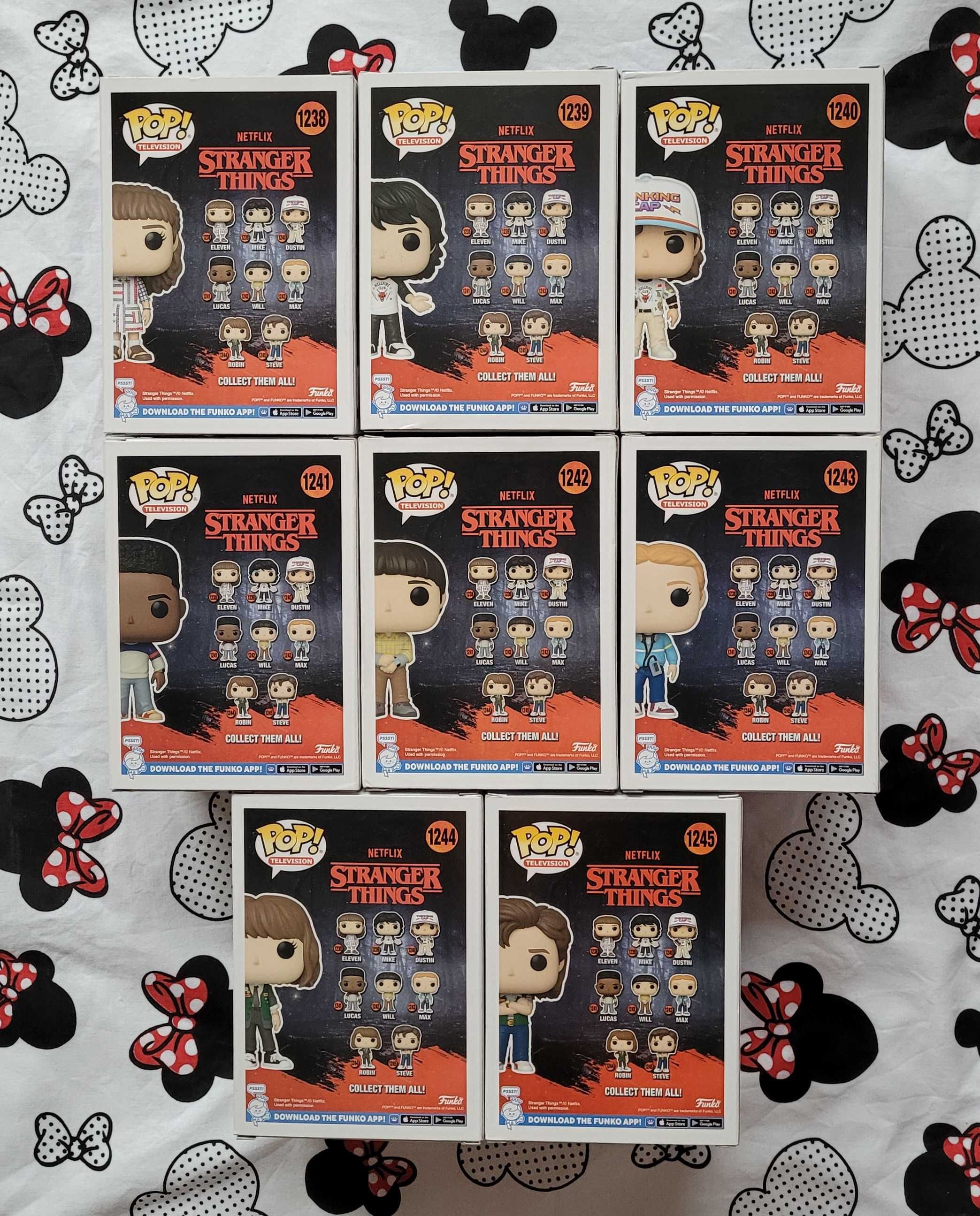 Funko POP! STRANGER THINGS 4 |Komplet Eleven, Max, Mike, Dustin, Steve