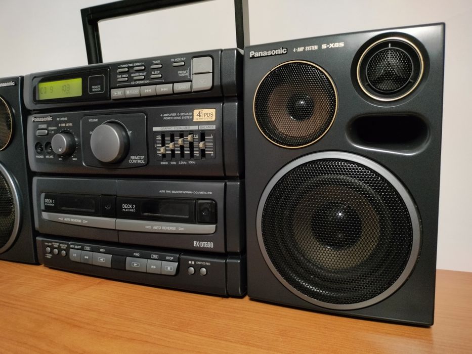 Super Panasonic Rx-dt690, radiomagnetofon, boombox, p.sprawny.