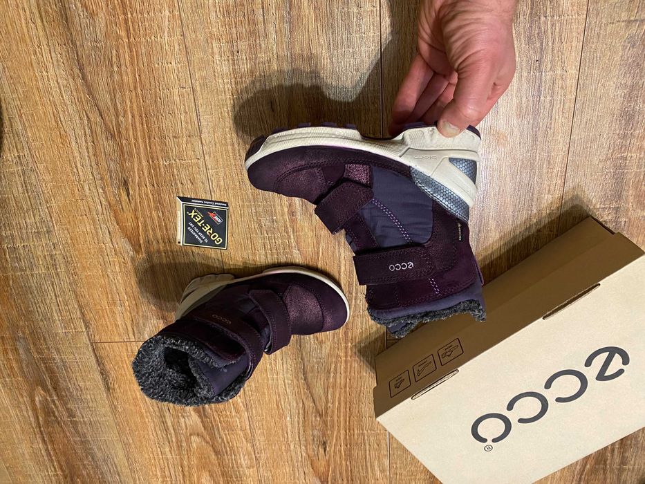 Ecco ботинки зимние сапожки термо черевики на девочку ECCO р.28