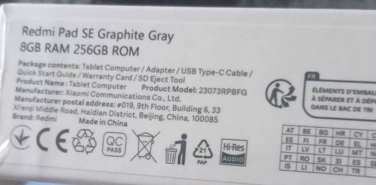 Xiaomi Redmi Pad SE 11 8/256 WIFI NOWY w kolorze zielonym