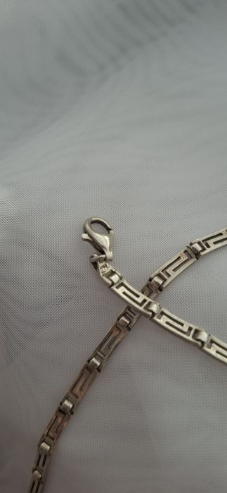 Srebrny łańcuszek Wzór Grecki 925