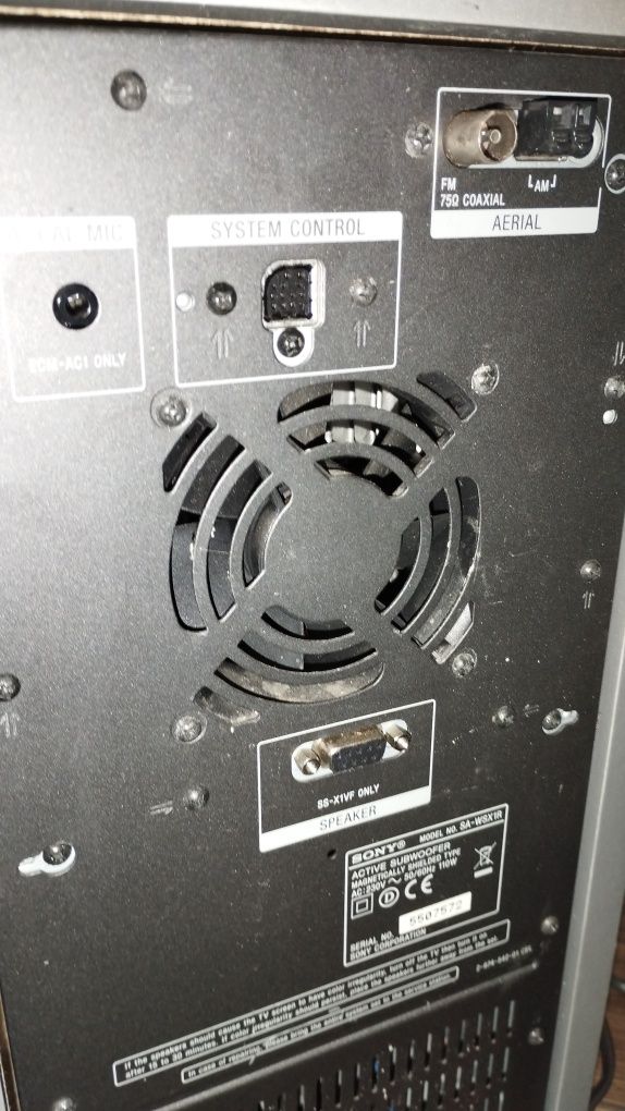 Subwoofer Sony SA-WSX1R