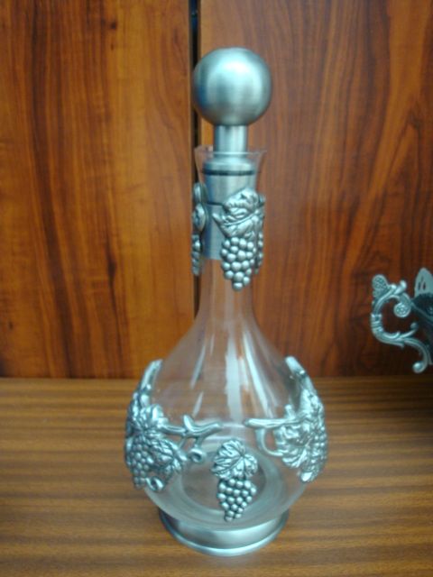 Conjunto peças decorativas em estanho