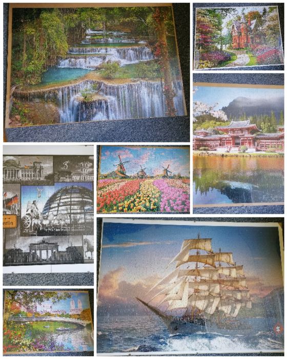 Puzzle 7 sztuk w antyramie