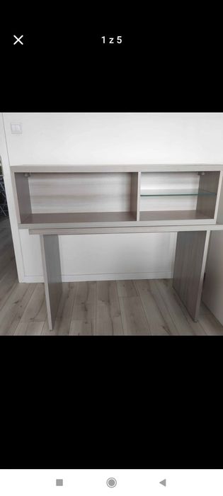 Biurko plus półka wisząca komplet