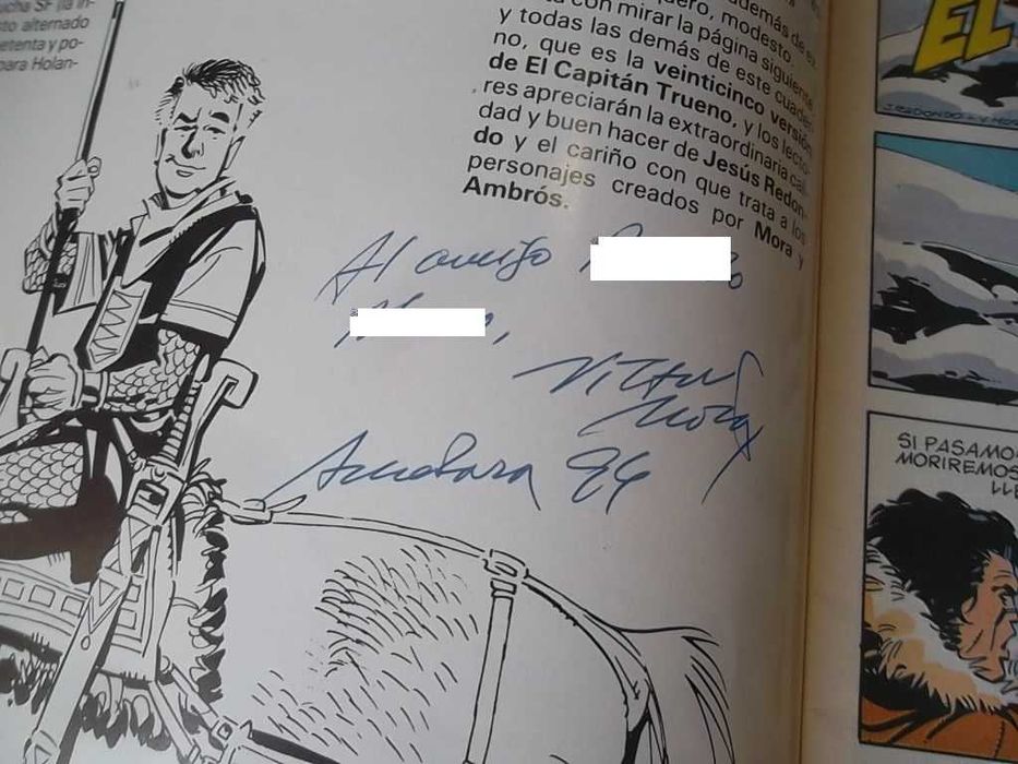 El Capitán Trueno (Aventuras Bizarras) 6 livros, assinatura Vitor MORA