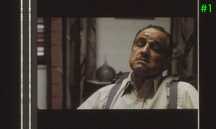 Fotogramas em película 35mm do filme culto THE GODFATHER ( O PADRINHO)