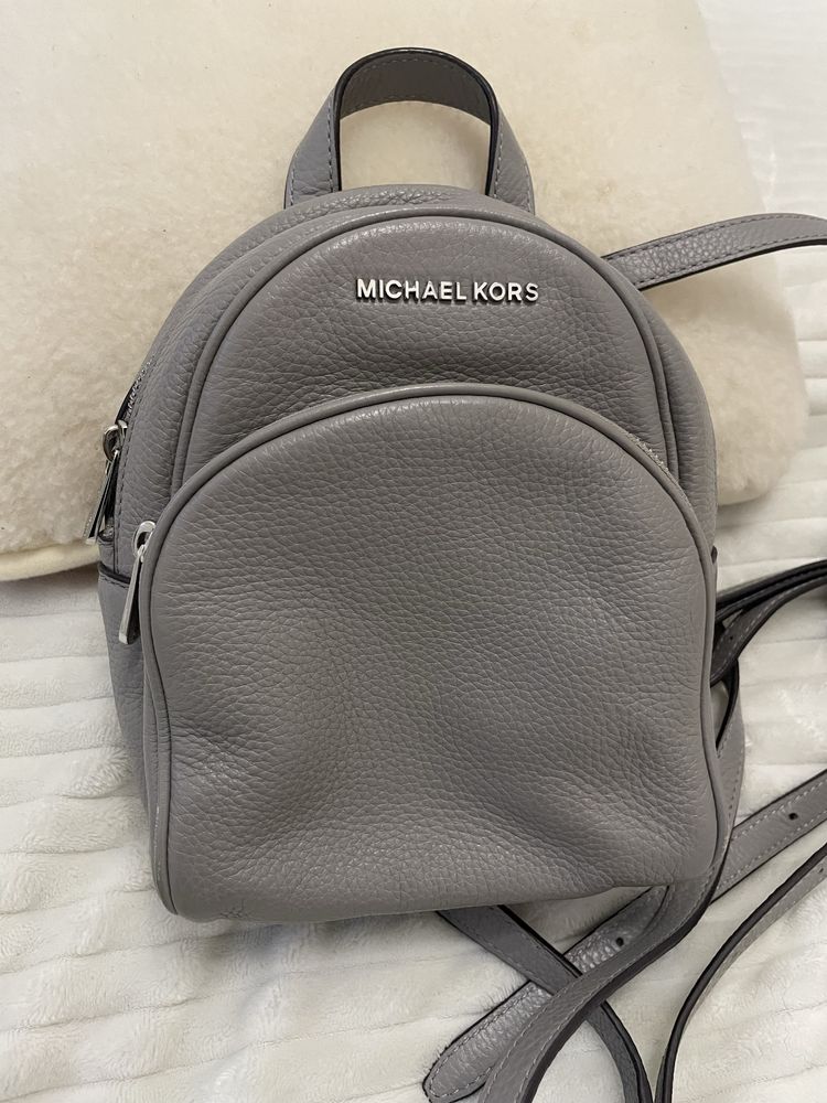 Plecak szary stalowy Michael Kors