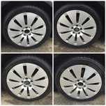 Felgi aluminiowe Mercedes 17 5x112 ET48,5 z oponami zimowymi