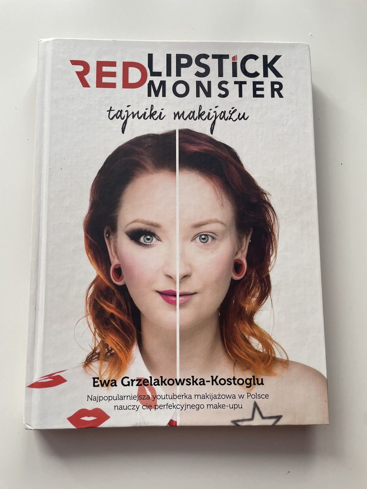 Książka red Lipstick Monster tajniki makijażu