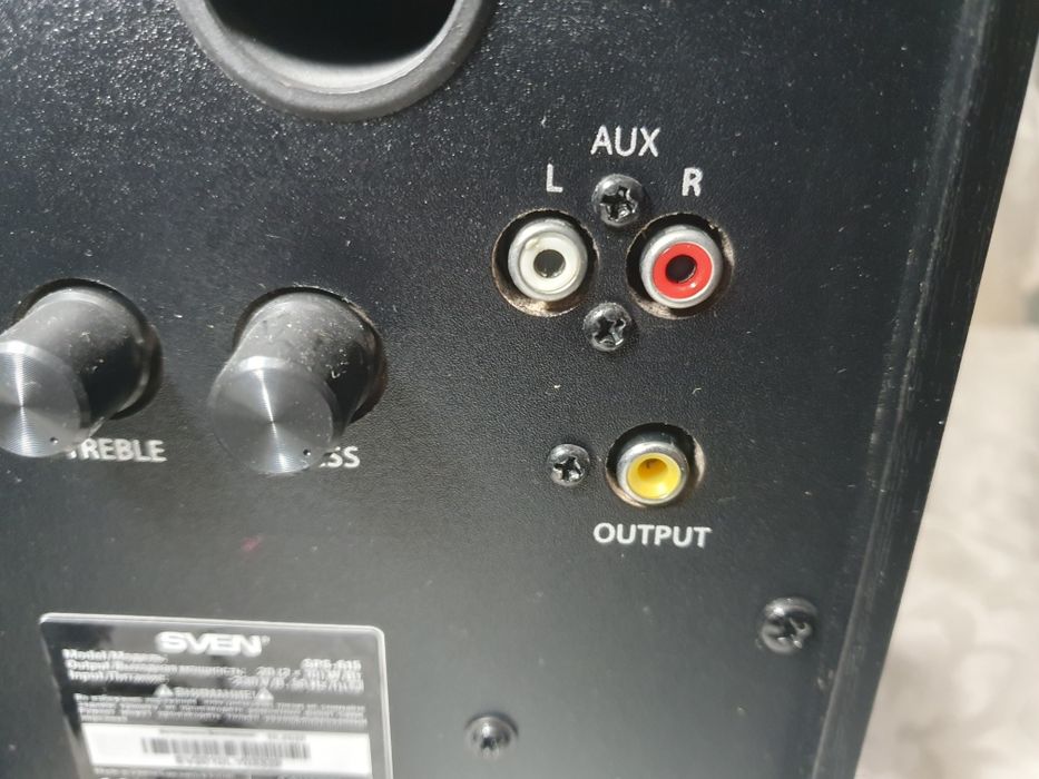 Колонки SVEN SPS-615 2.0, Bluetooth, USB/SD, идеальное состояние