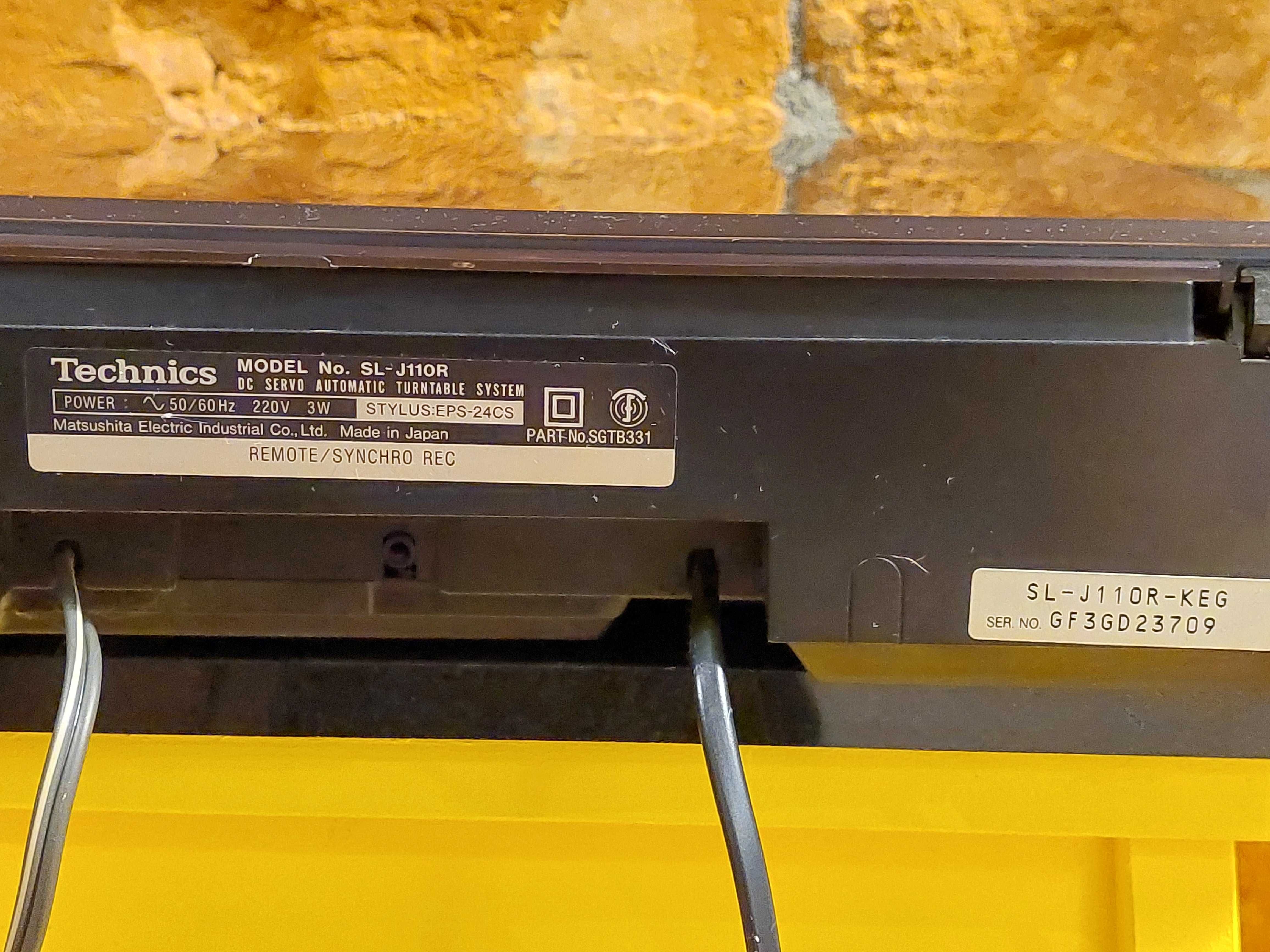 Gramofon adapter TECHNICS SL-J110R wkładka igła P24 org JAPAN jak Nowy