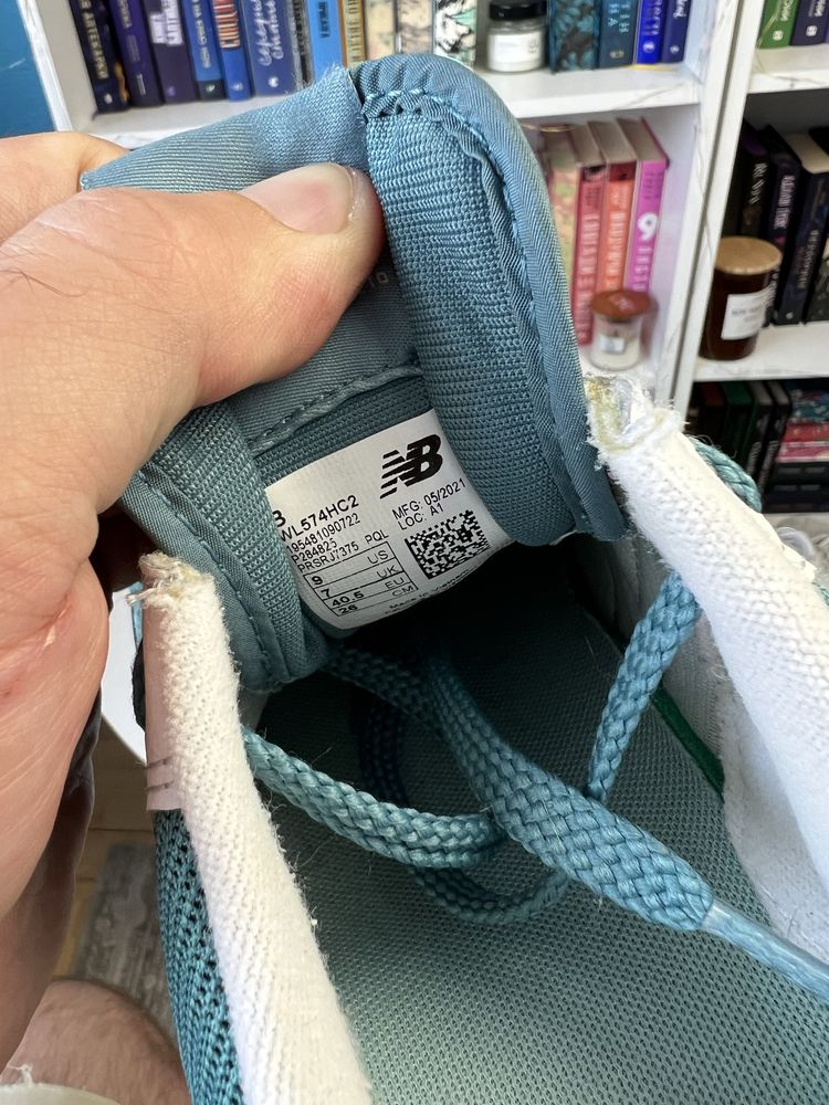 New balance 574 кросівки жіночі нью баланс 574 замшеві 40,5