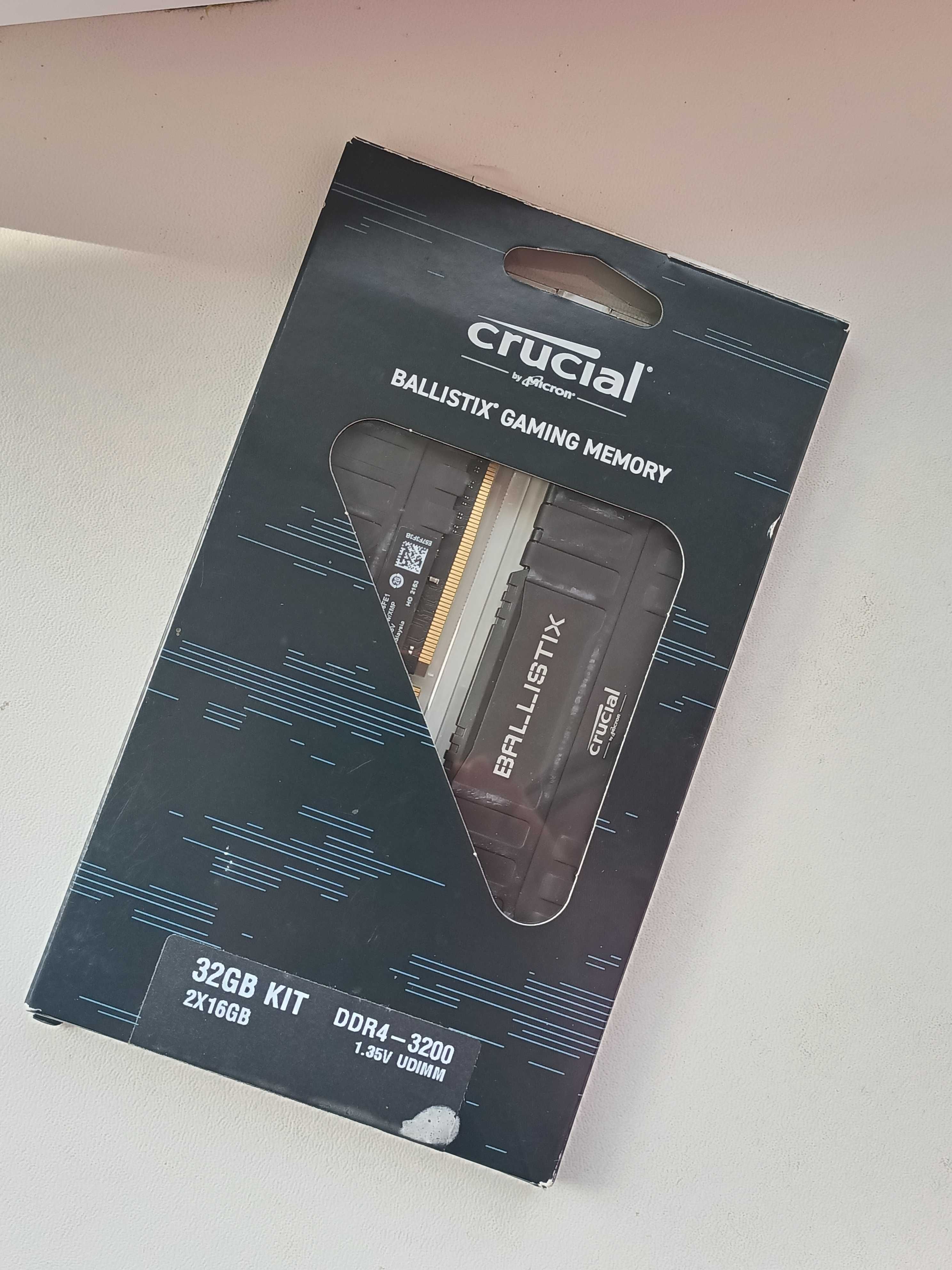 Ballistix 32GB DDR4 3200 CL16 | Micron E-die | Dual Rank | Новый