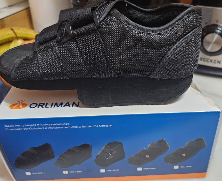 Sapatos pós cirúrgico