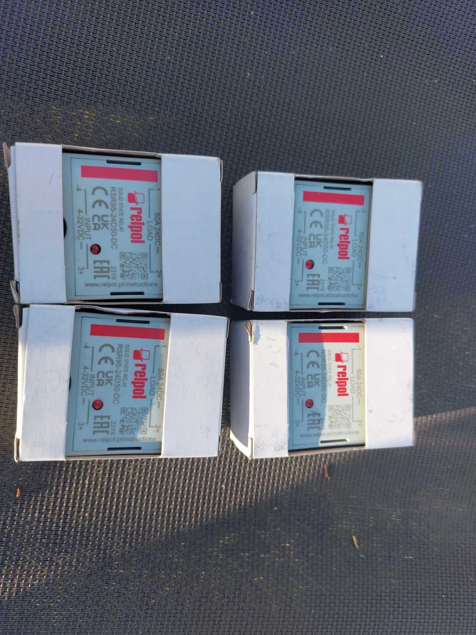 Przekaźnik półprzewodnikowy 4‑32VDC, 0‑24V DC, 50 A, RSR95‑24D50‑DC