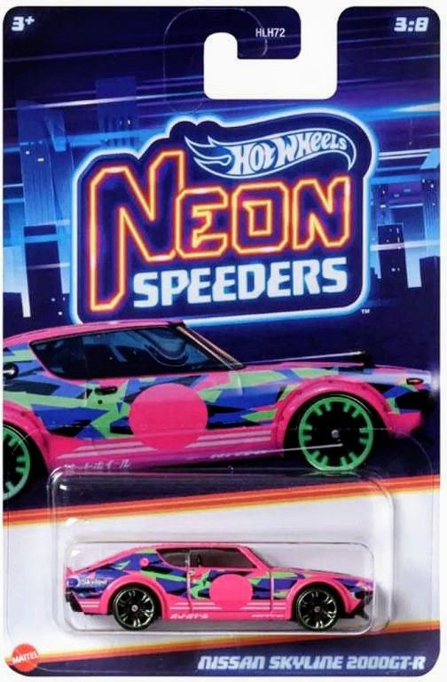Hot Wheels Neon Speeders NISSAN SKYLINE 2000 GT-R Nowy !!!