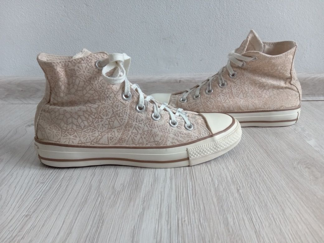 Trampki Converse All Star Gold wysokie r.39