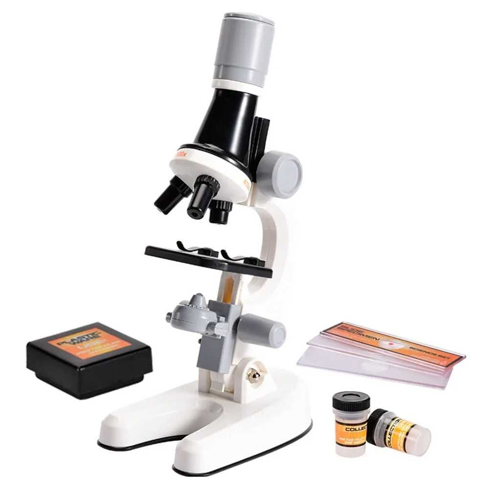 Mikroskop CYFROWY edukacyjny LED przybliżenie 1200x + akcesoria