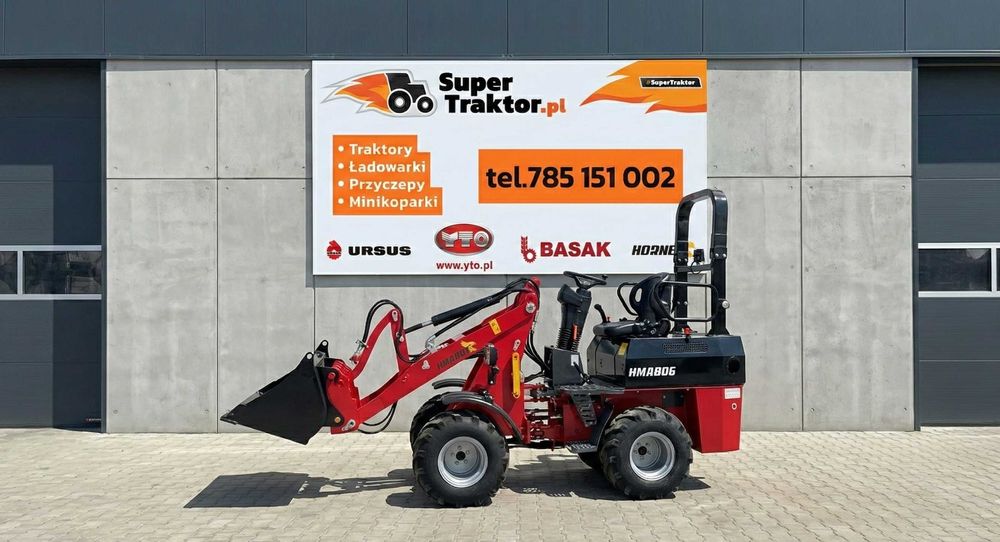 Ładowarka przegubowa od 600 do 2500 kg udźwigu Hornet HMA806 HMA825