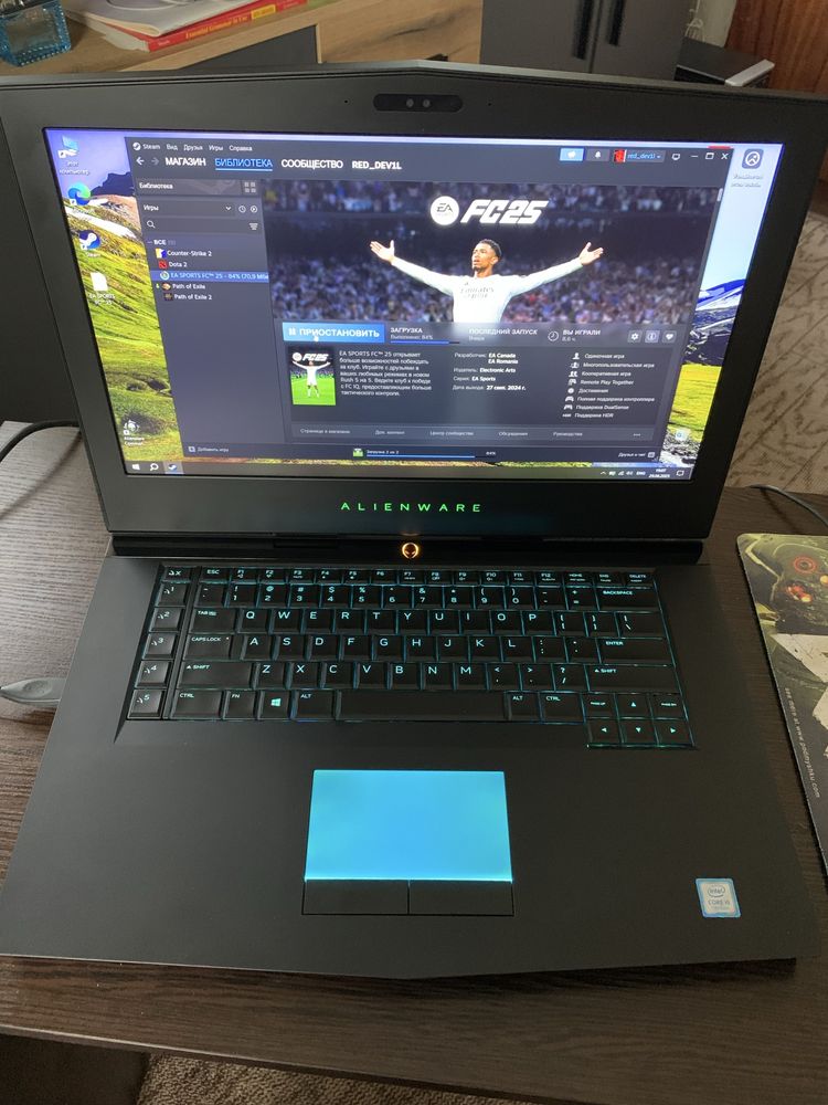 Dell alienware 15 R3 i5/16/128/512 GTX1050 Ti