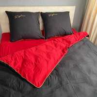 Комплект постельного белья Сатин Crown Турция Lux все размеры Коробка