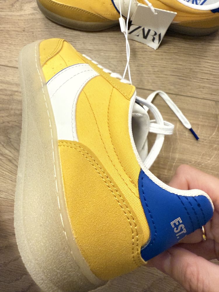Кросівки ZARA кеди 38 нові кольорові жіночі