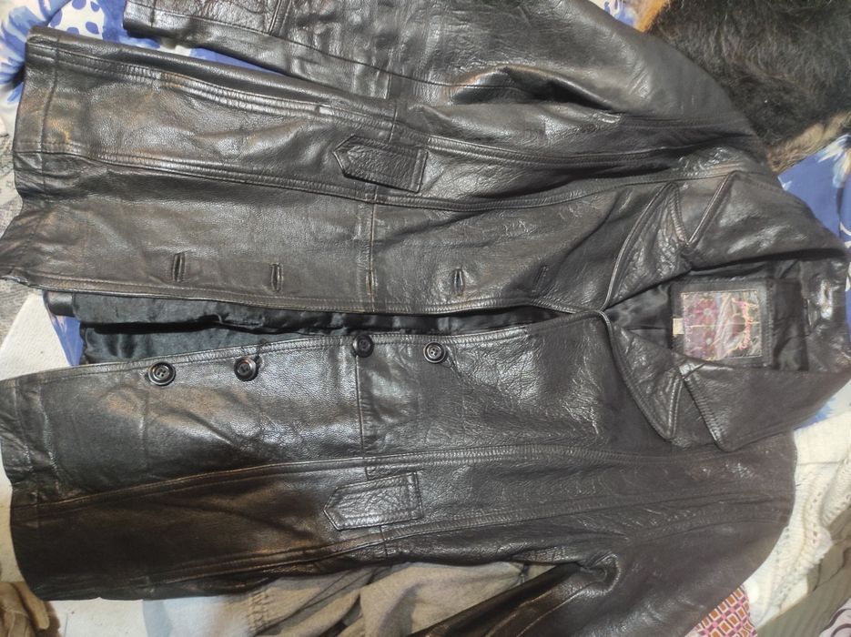 Casaco de pele genuína