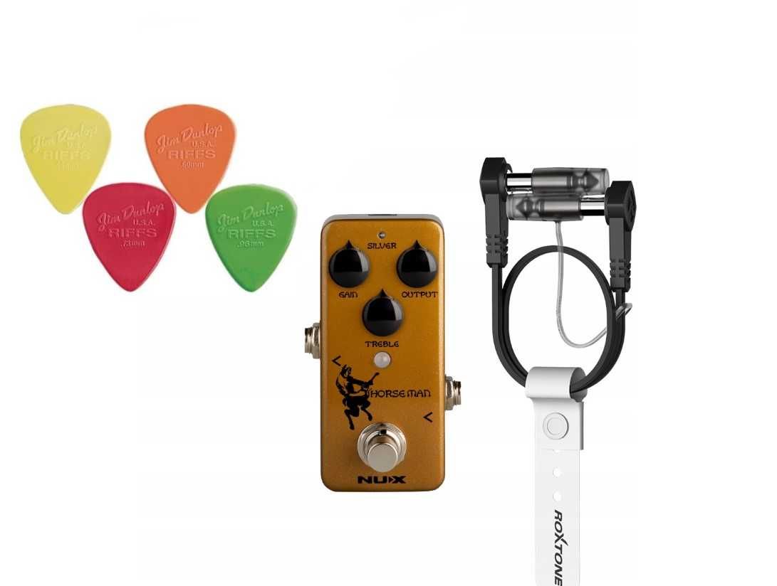 Efekt gitarowy przester Nux Horseman Klon Centaur + gratisy
