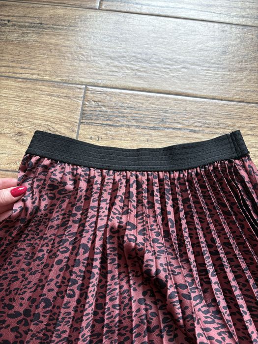 Plisowana spódnica midi – ZARA, rozmiar S