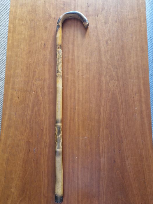 Bengala em madeira antiga