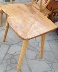 Stół drewniany, z pnia drzewa