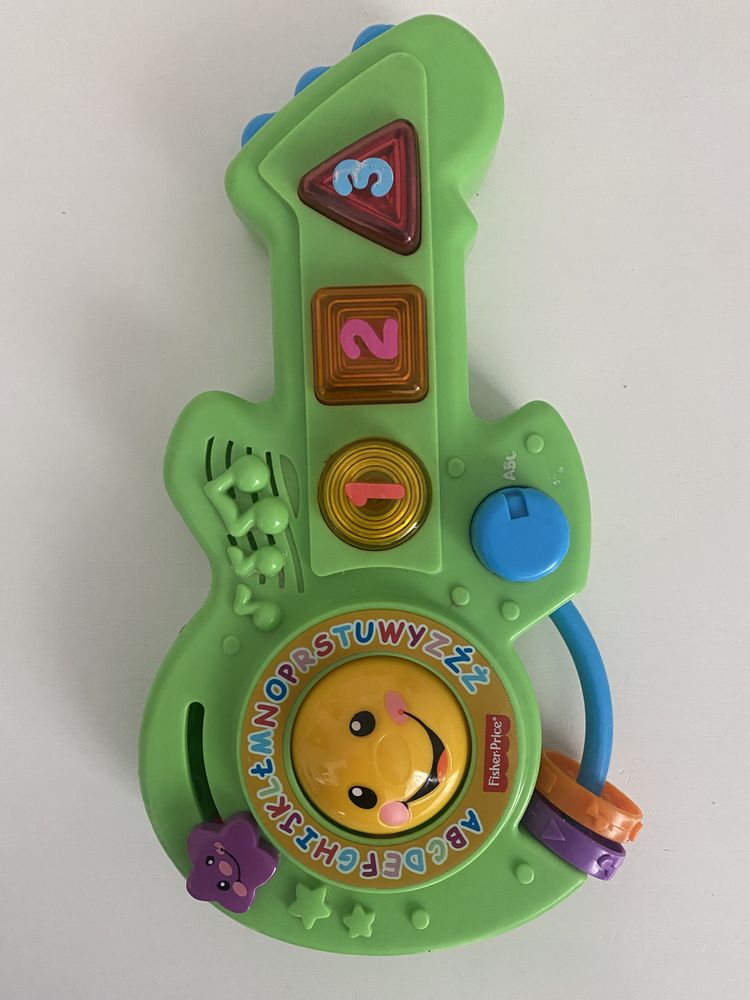 Zabawka elektroniczna gitara Fisher price