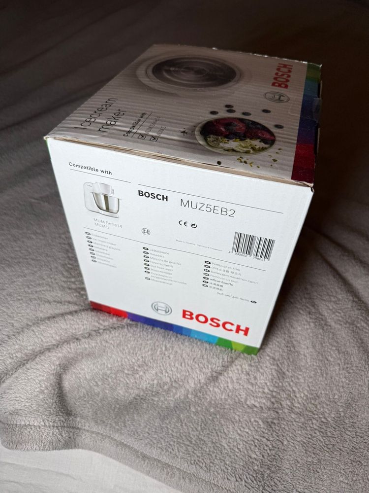Maszynka do lodóe bosch mum serie 4 5 ice cream maker