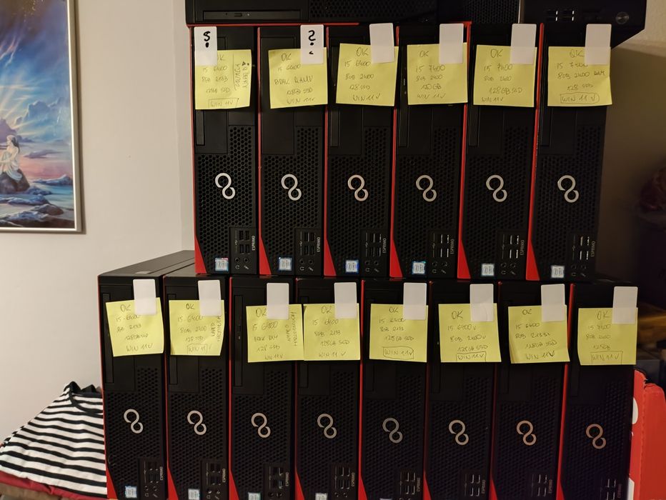 Komputer Fujitsu Esprimo D556 intel i5 6400 / 7400 8gb win 11 pro