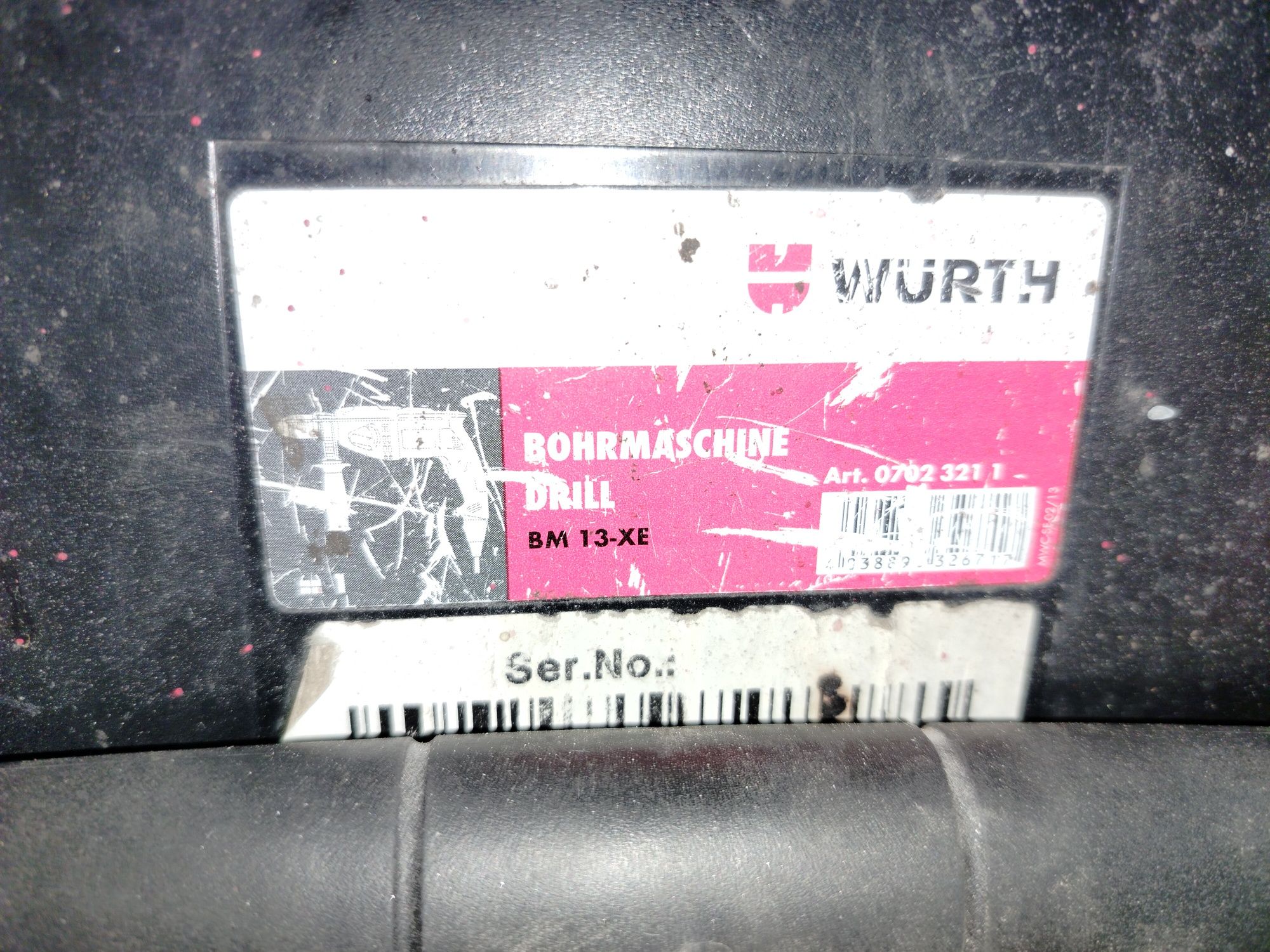 Wiertarka udarowa Würth Drill BM 13-XE.