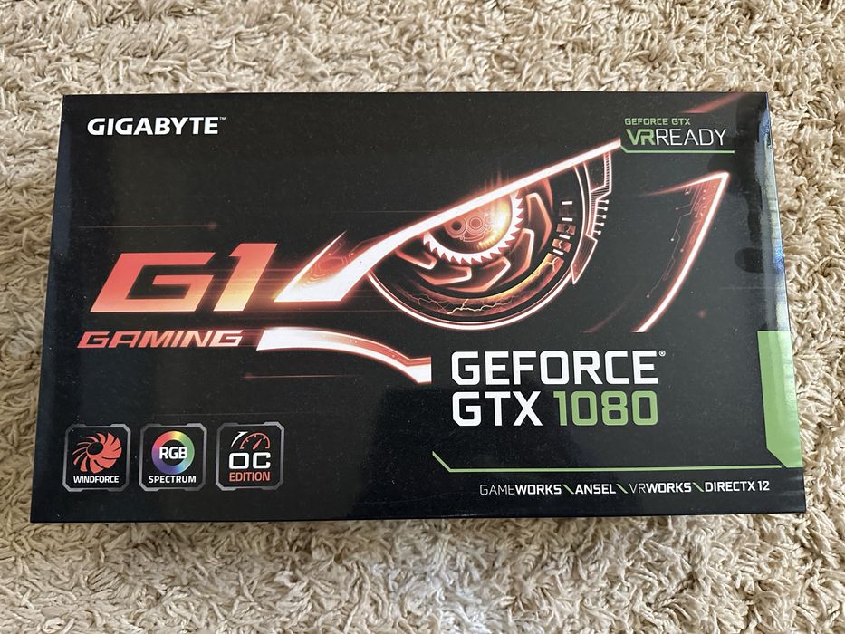Gigabyte GTX 1080 8gb продам