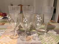 copos de vinho/champagne de plástico