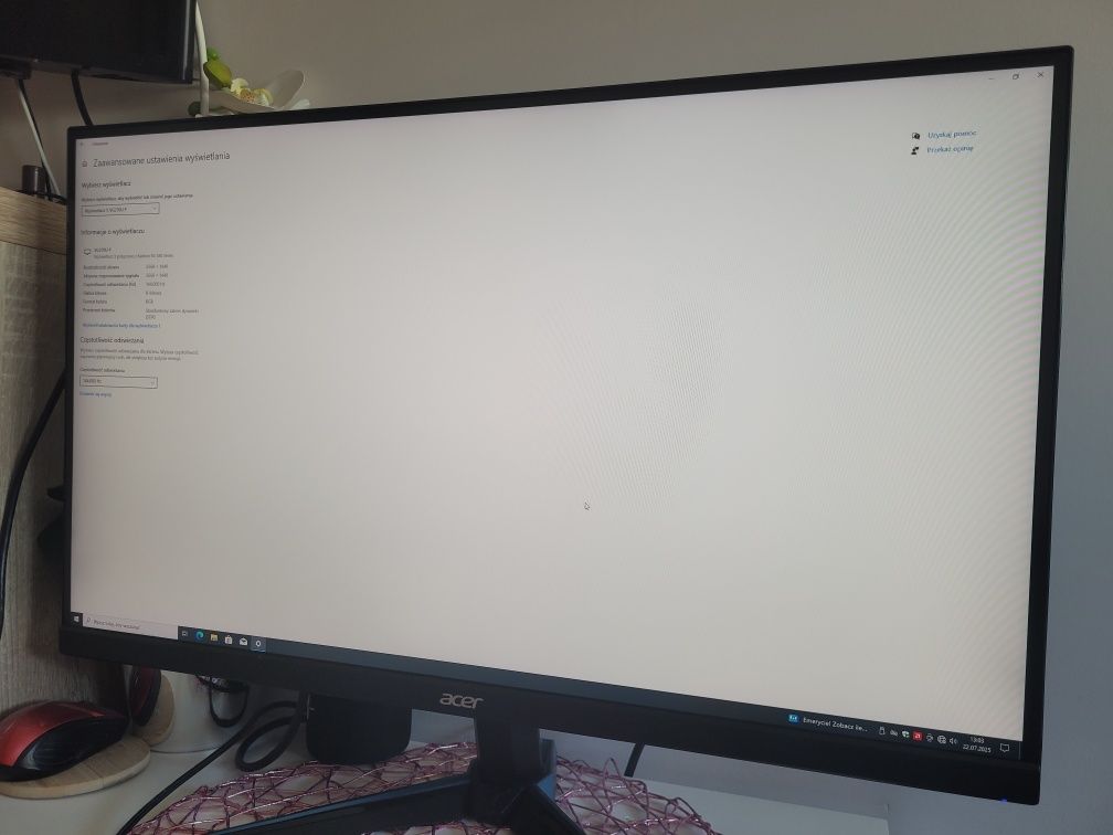 Monitor Acer VG270U P – 27” QHD 144Hz, idealny do gamingu i pracy