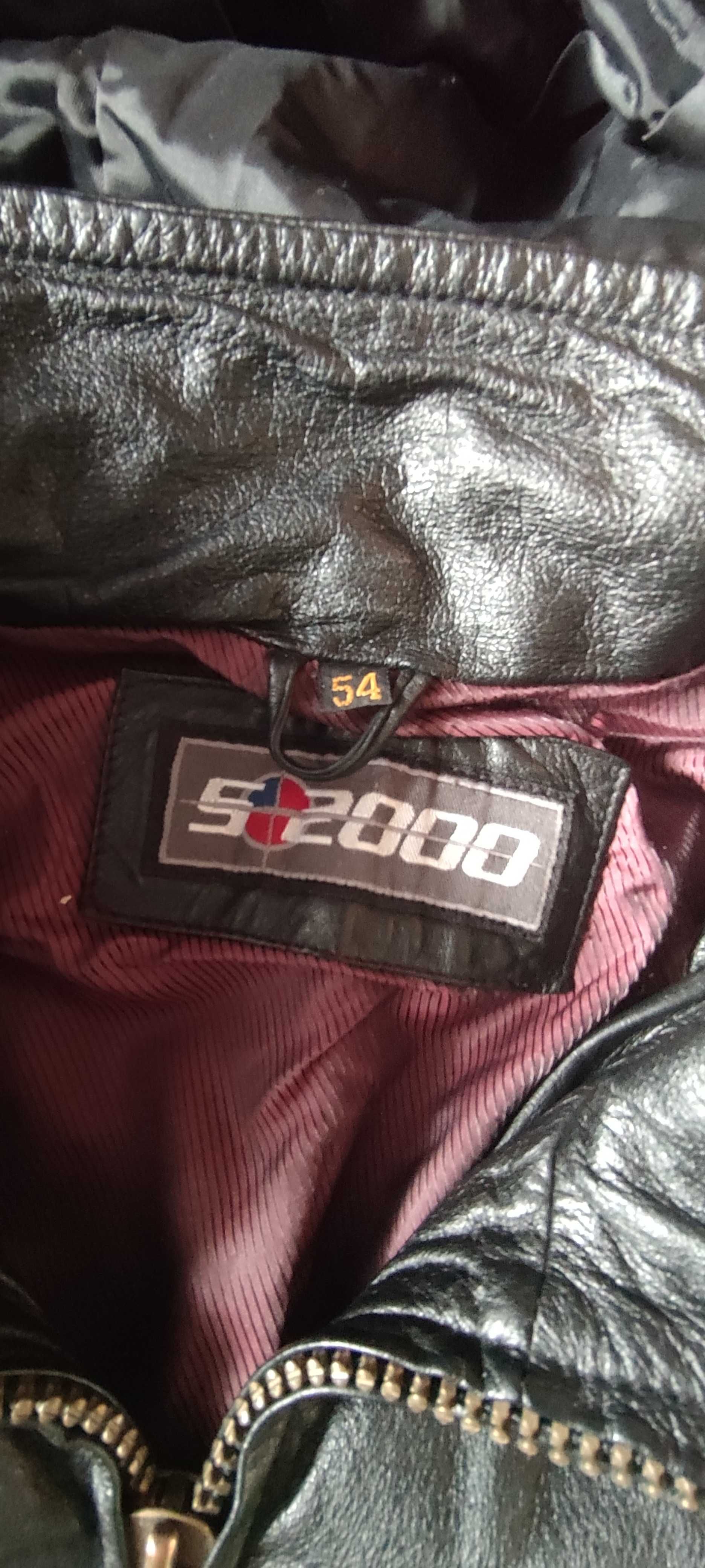 Kurtka skórzana męska marki S2000 rozmiar 54